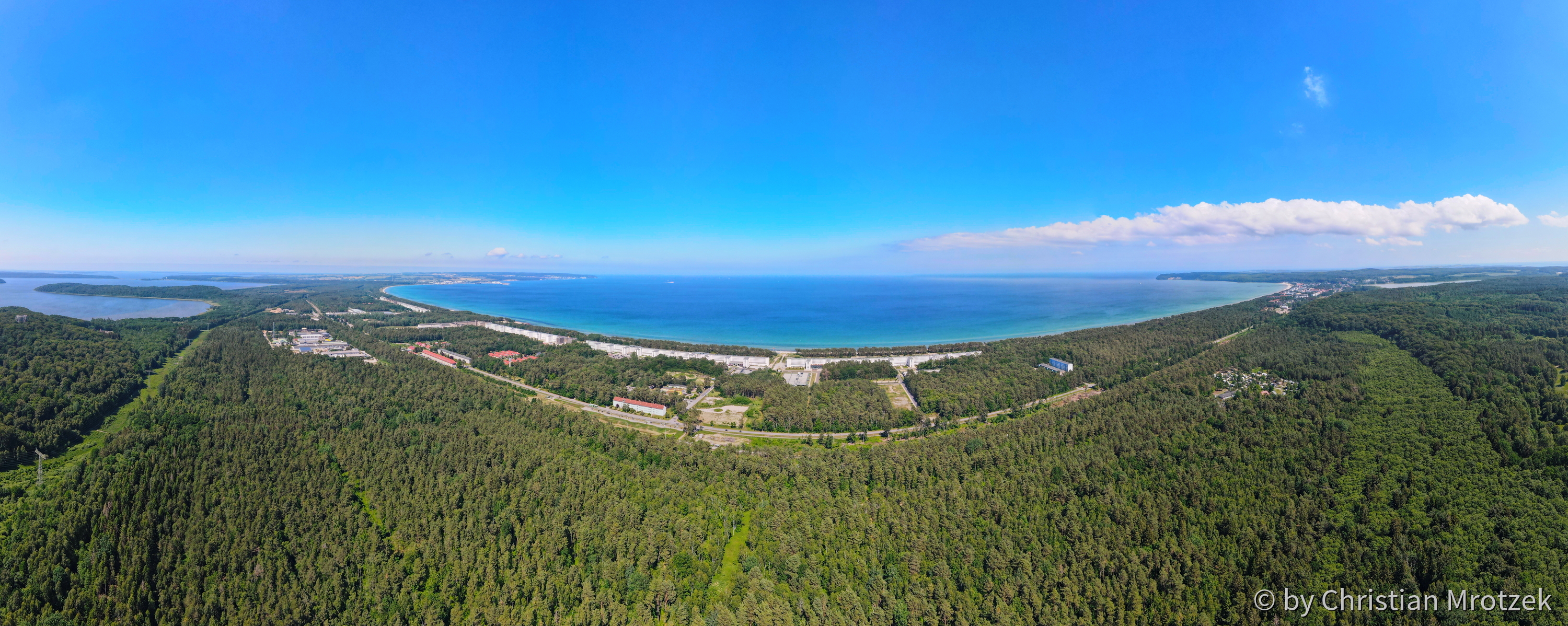 Panoramaaufnahme vom Koloss von Prora