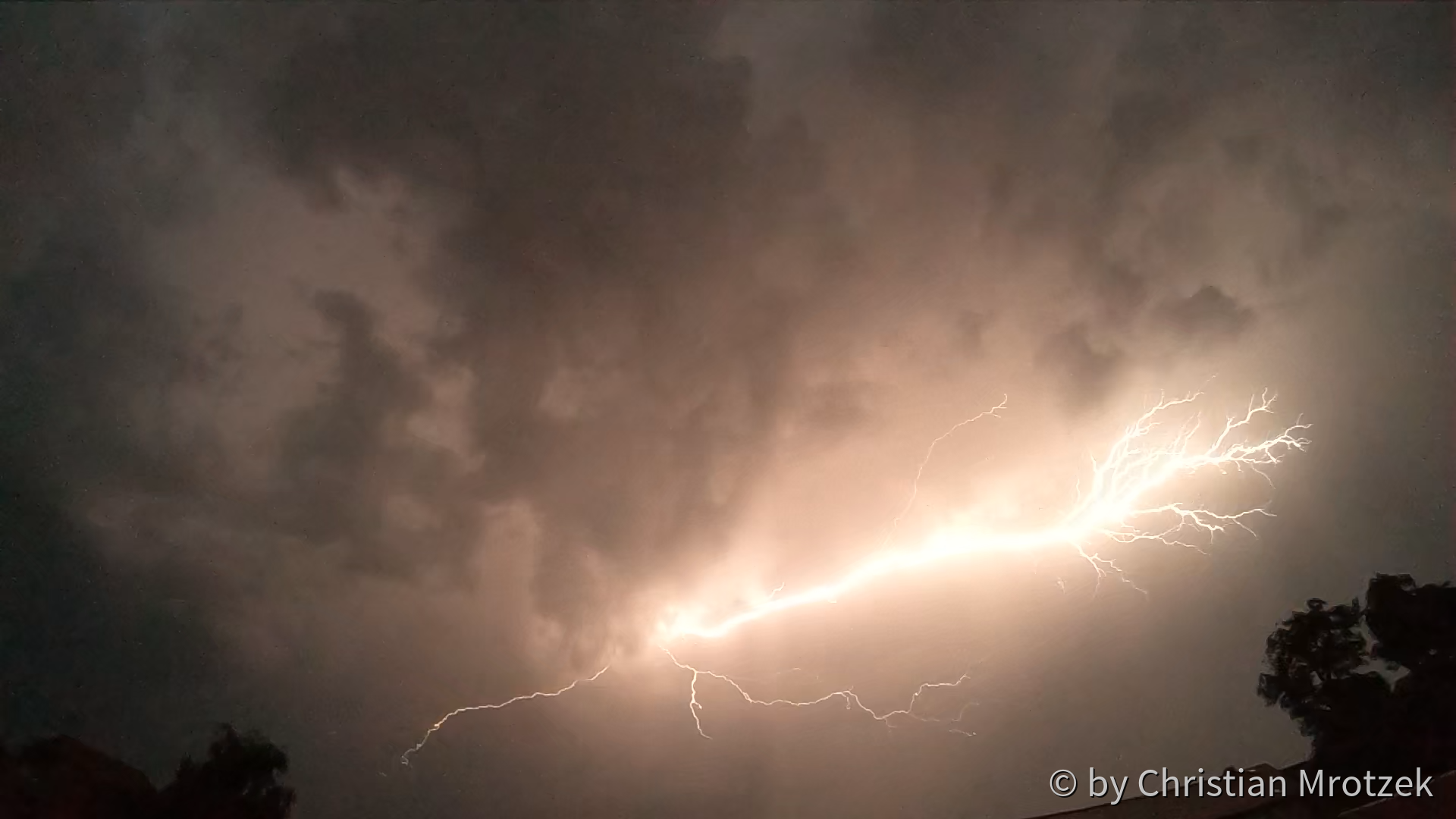 Gewitter über Stralsund am 09.09.2022