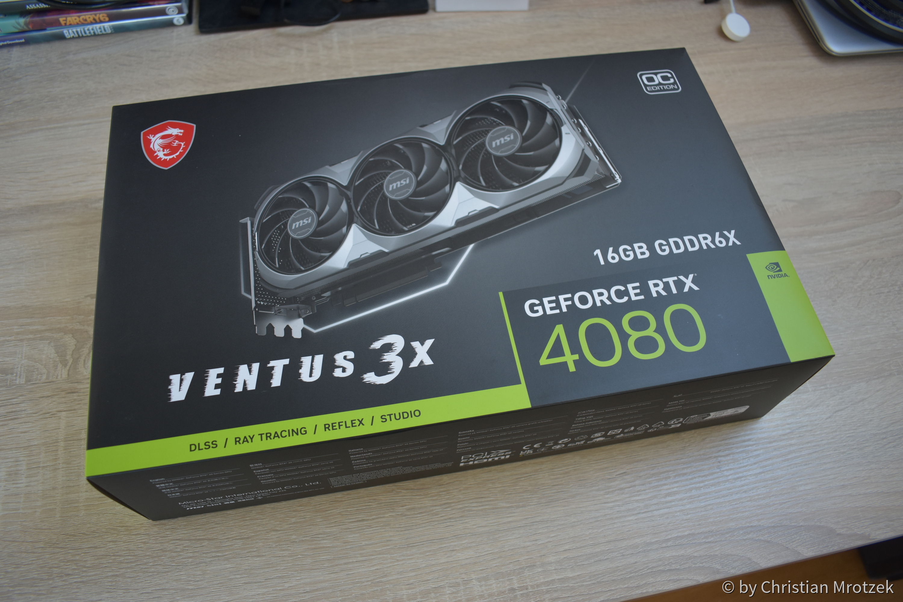 16GB MSI GeForce RTX 4080 Ventus 3X OC DDR6