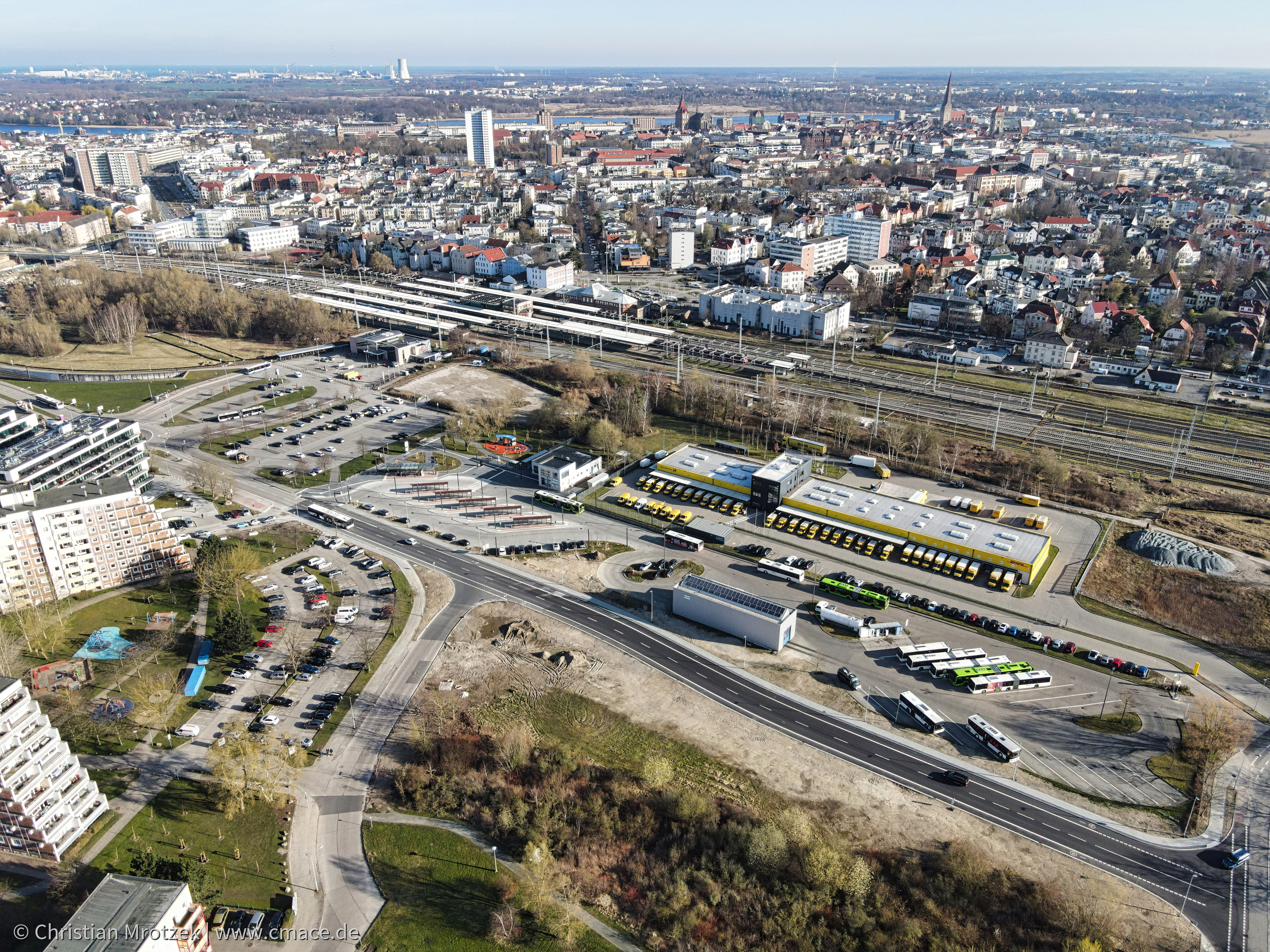 Rostock - Platz der Freundschaft - neue Verbindungsstraße