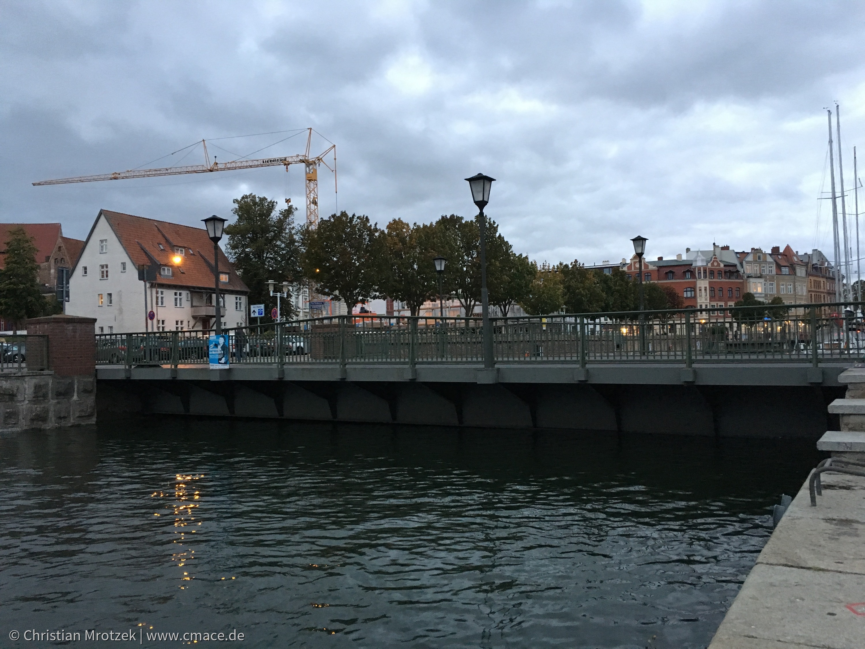 Sturmflut in Stralsund im Oktober 2016