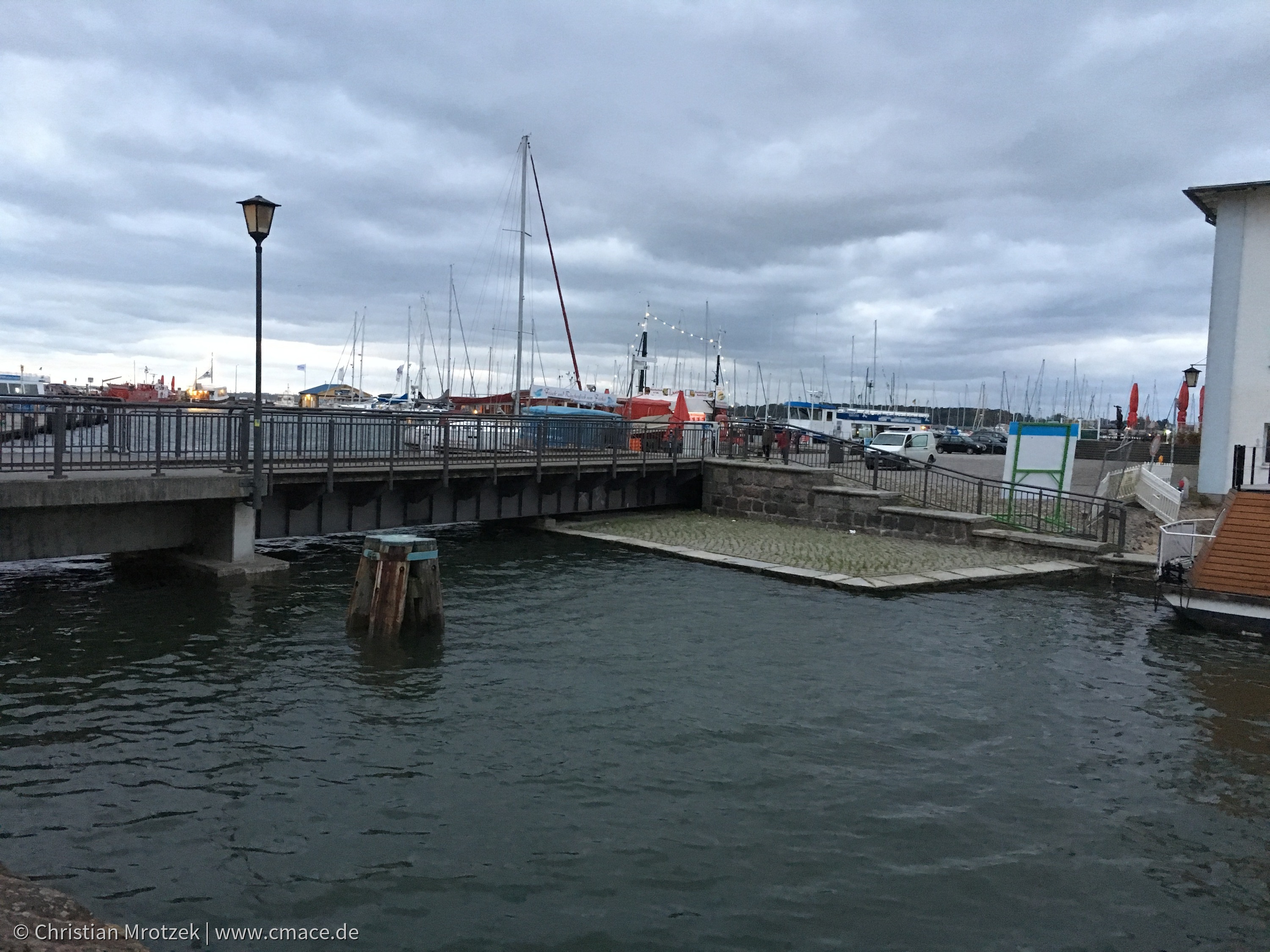 Sturmflut in Stralsund im Oktober 2016