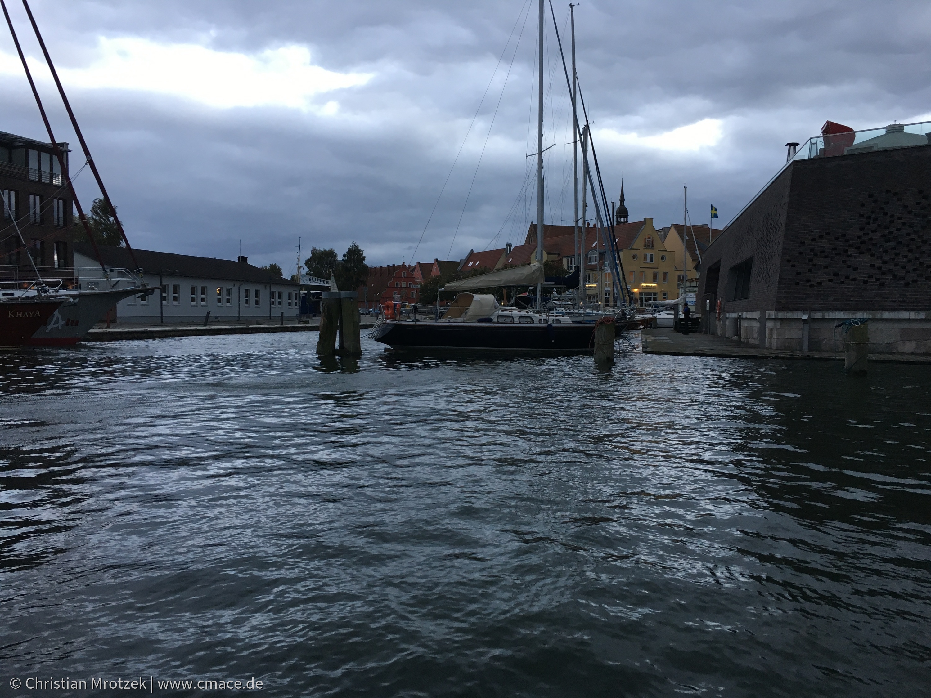 Sturmflut in Stralsund im Oktober 2016