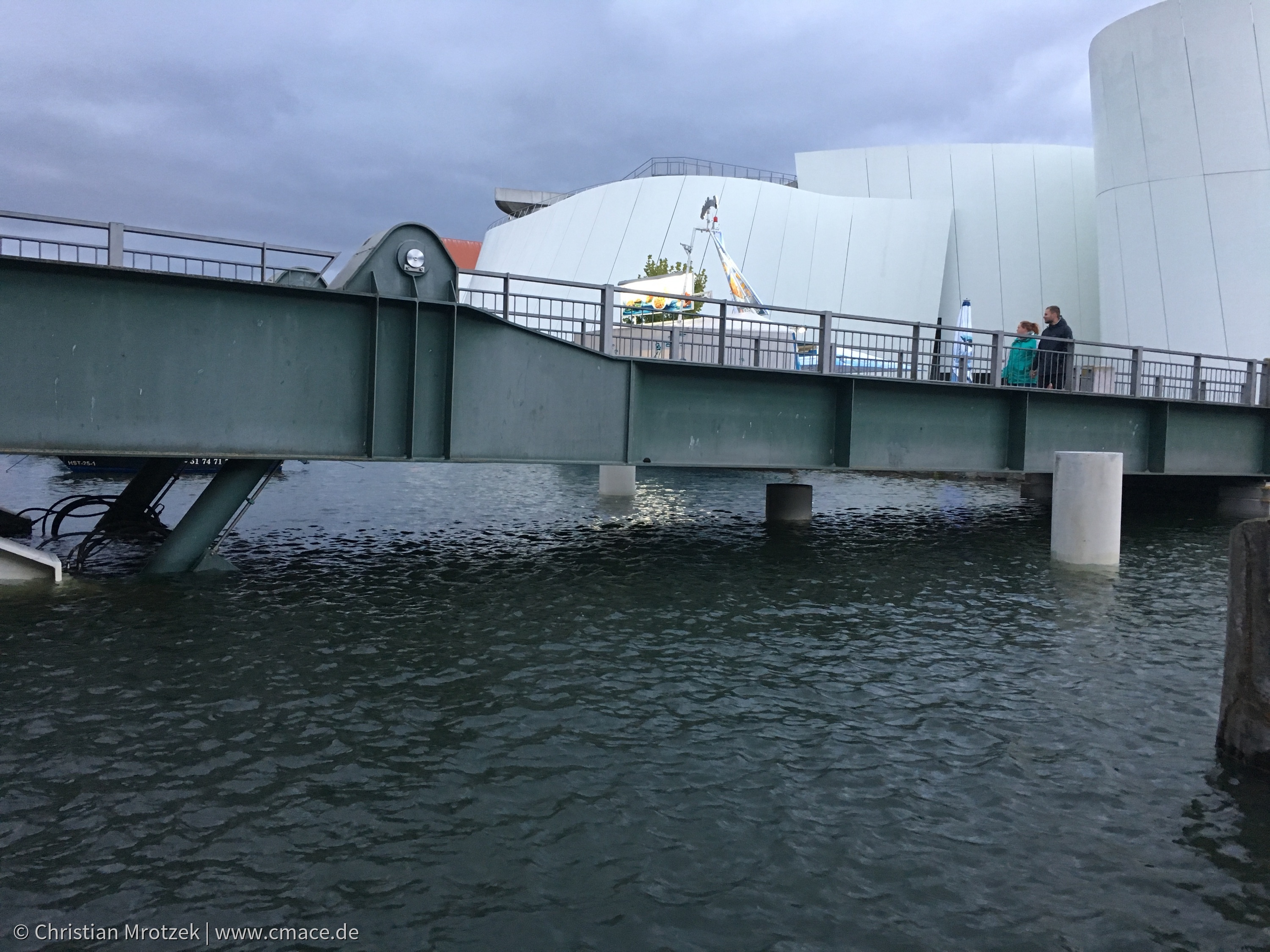 Sturmflut in Stralsund im Oktober 2016