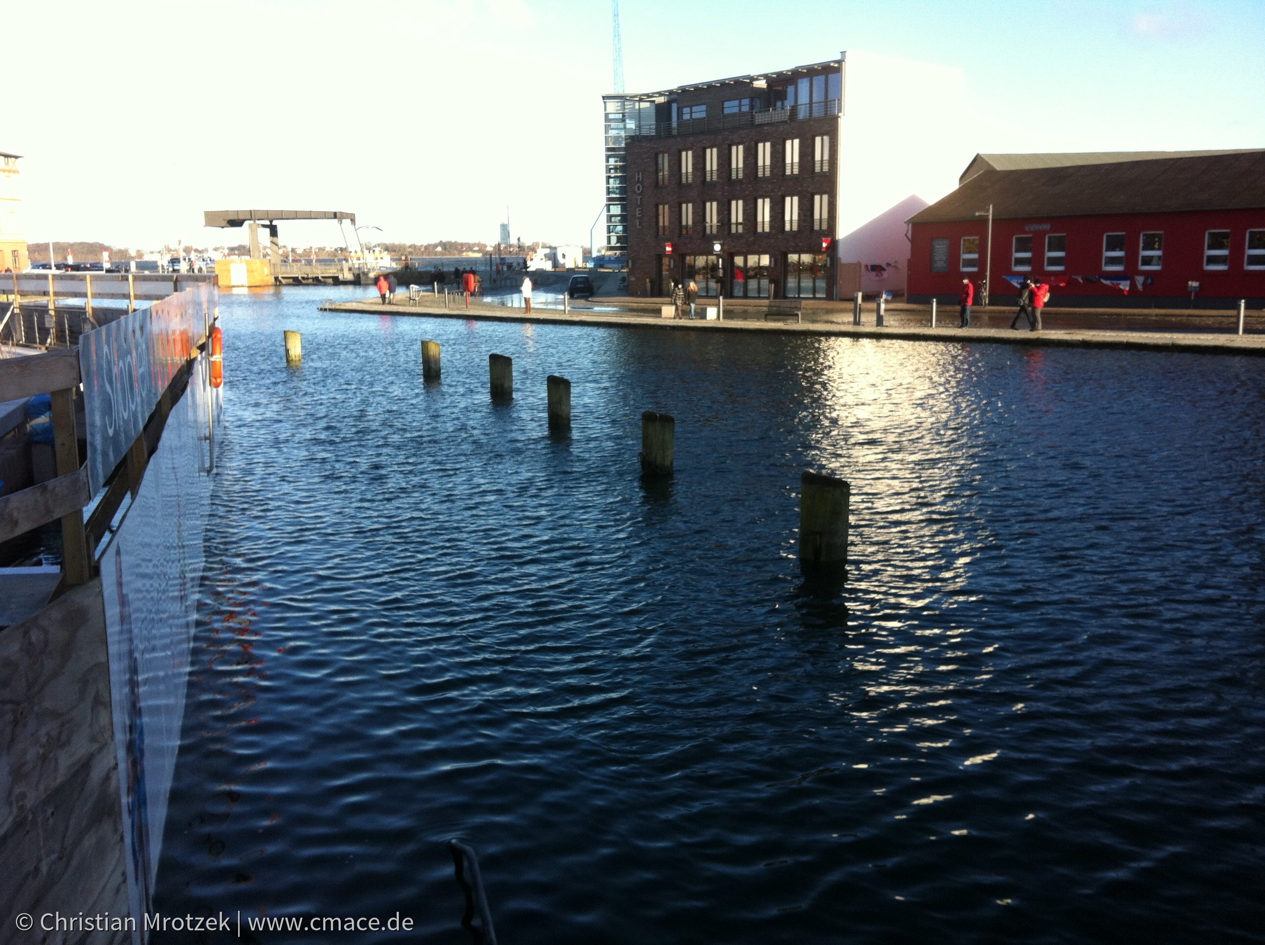 Sturmflut in Stralsund und Altefähr im Januar 2012