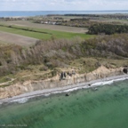 NVA Bunker an der Steilküste der Ostsee auf dem Darß