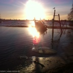 Sturmflut in Stralsund und Altefähr im Januar 2012