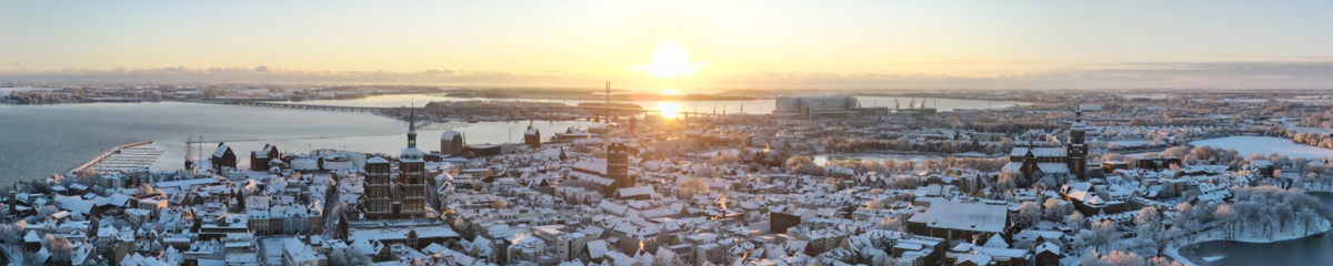 Stralsund erwacht im Winter